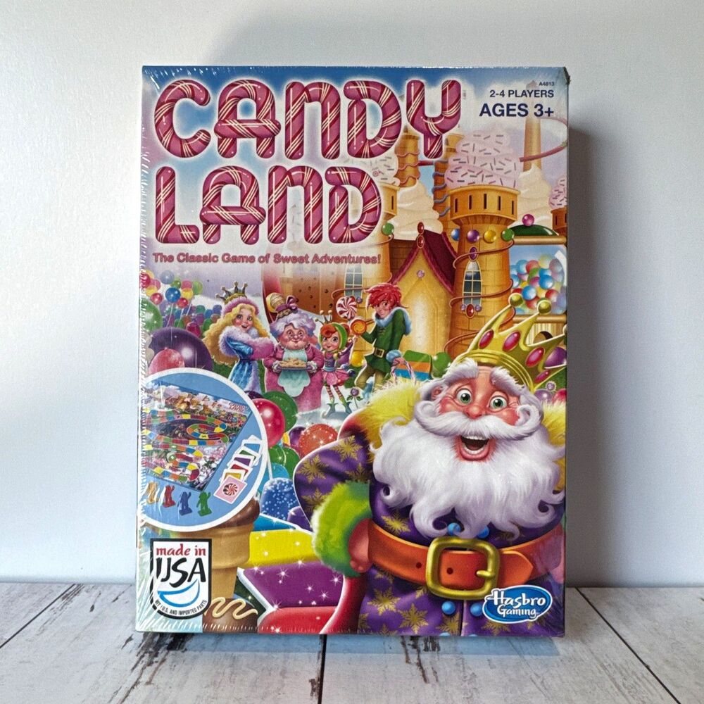 NEW Hasbro Gaming Candy Land Candy Board Game Made in USA 2-4P Ages 3+